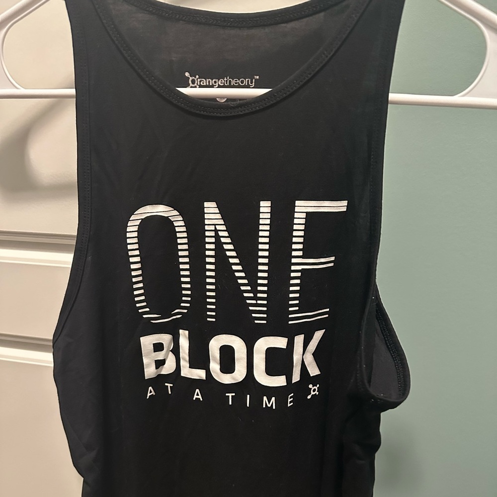 OrangeTheory OTF one block muscle tank